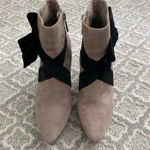 Karl Lagerfeld grey booties